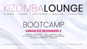 Kizomba Bootcamp Beginners 2 op 22 april 2018